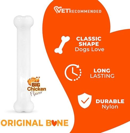 Nylabone Power Chew Classic Bone Chew Toy - Image 3