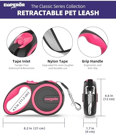 Emperor Pets Retractable Dog Leash, 16 ft - Image 2