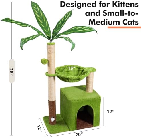 Woochpet 38'' Cat Tree Condo - Image 2
