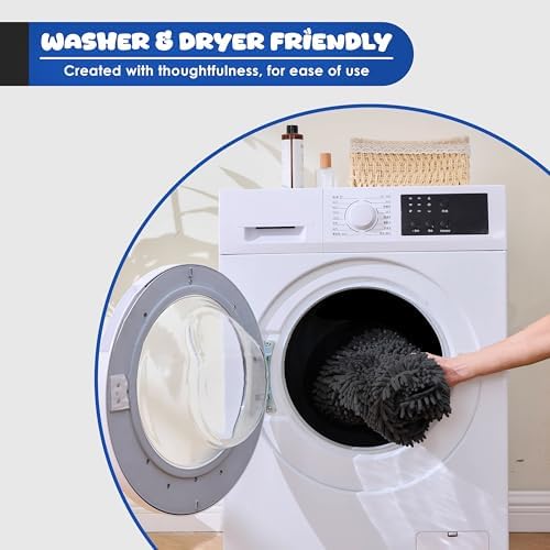 Dog Towel for Drying Dogs, Absorbent Microfiber Bath Towel, Hand Pockets - Image 4