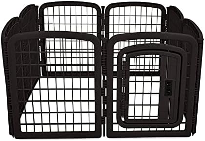 Amazon Basics 8-Panel Octagonal Plastic Pet Pen Fence Enclosure - Image 3