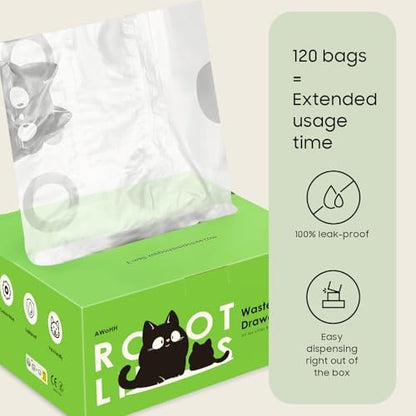 120 Pack Automatic Litter Box Bags Fit - Image 3