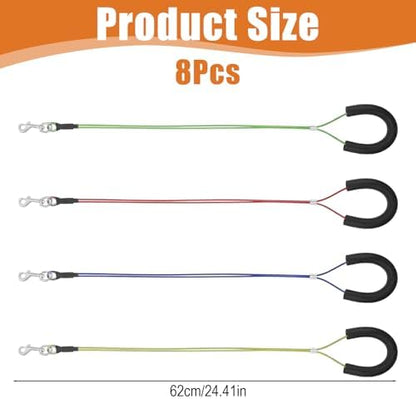 8 Pcs Dog Grooming Loop Noose Restraint - Image 2