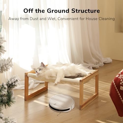 FUKUMARU Large Cat Hammock, Raised Dog Bed - Image 4