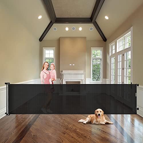 100 Inch Extra Wide Baby Gates for Large Opening Retractable Indoor Baby Gate by 6080100120140168180ExtraWideRetractableGate