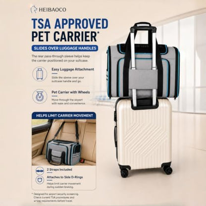 Expandable Pet Carrier with Wheels - Image 5