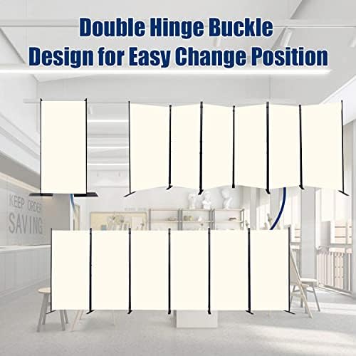 Room Divider 6 Panel-204''Wide, 6FT Room Dividers and Folding Privacy Screen - Image 5