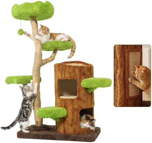 KAMABOKO 57 Inch Luxury Cat Tree by KAMABOKO
