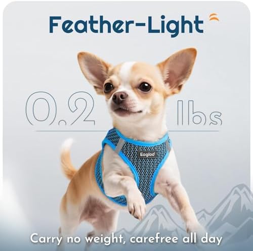 Eagloo Small Dog Harness and Leash Set, Step in Medium Small Puppy Pet Vest - Image 5