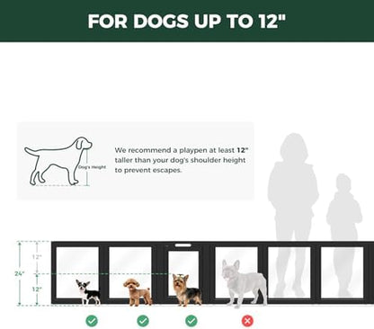 FXW AuraSpace Acrylic Dog Playpen - Image 7