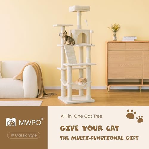 MWPO 63.8 inches Multi-Level Cat Tree - Image 2