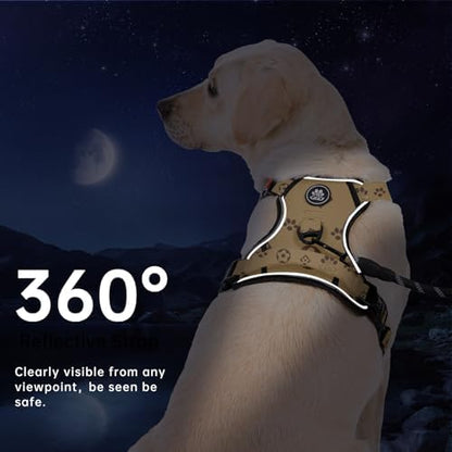 IVY&LANE No Pull Dog Harness for Medium Dogs, Reflective Dog Vest Harness - Image 6