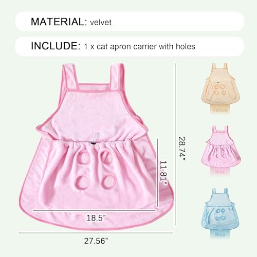 La La Pet®Adjustable Cat Apron Carrier - Image 6