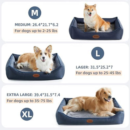 Tidore Orthopedic Dog Beds for Medium Dogs, Durable Egg Crate Foam Sofa Dog Bed - Image 3