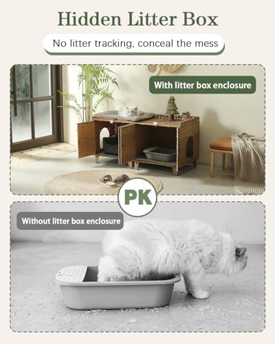 SETVSON Cat Litter Box Enclosure - Image 4