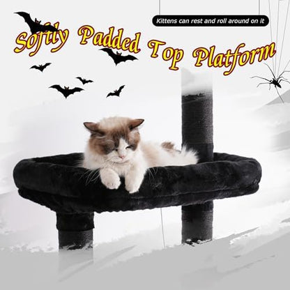 Hey-brother Cat Tree Tower, Adjustable Height, Floor to Ceiling - Image 5