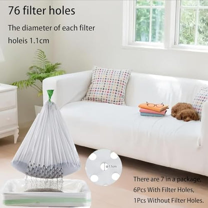 42Pcs Sifting Cat Litter Box Liners - Image 6