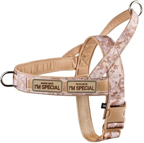 No Pull Dog Harness for Small Medium Large Sized Dogs, Escape Proof Adjustable by QIFBYFB