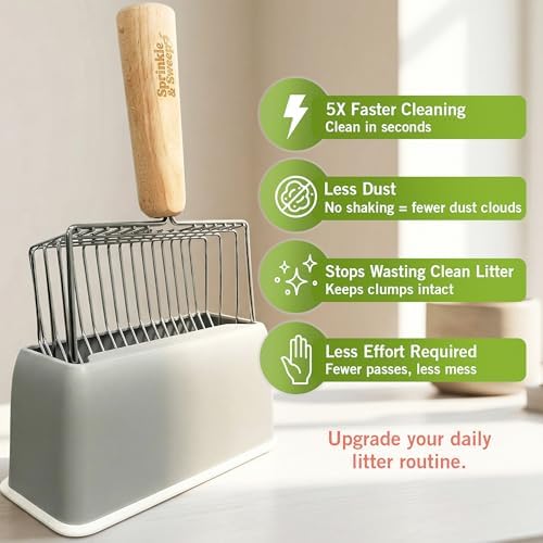 Sprinkle & Sweep: Litter Box Speed Sifter- 2 Pack - Image 4