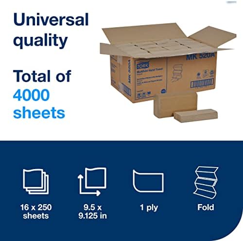 Tork Multifold Hand Towel, 16 packs x 250 sheets - Image 2