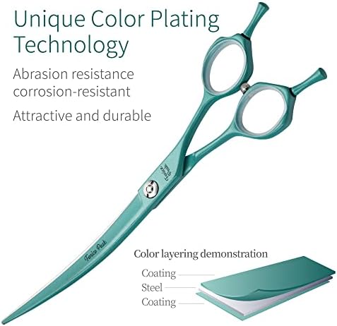 Curved Dog Grooming Scissors - Image 2