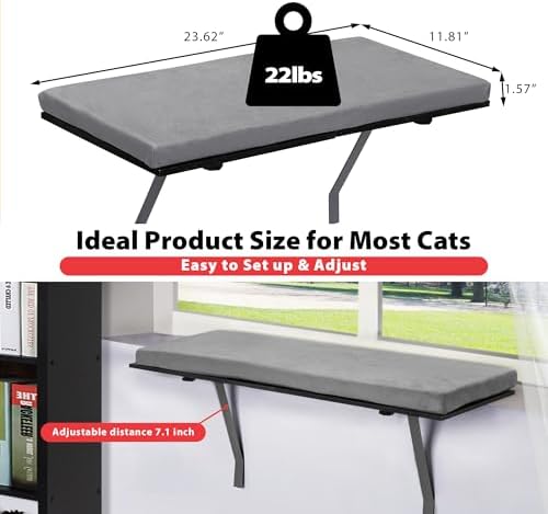 COZIWOW Window Hammock for Large Cats - Image 6