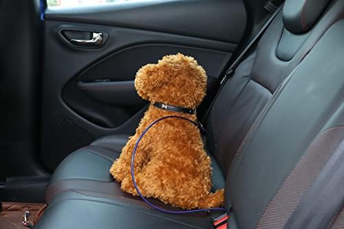 Pet Dog Car Seat Belt Restraint, Chew Proof Dog Vehicle Safety Tether Cable - Image 2