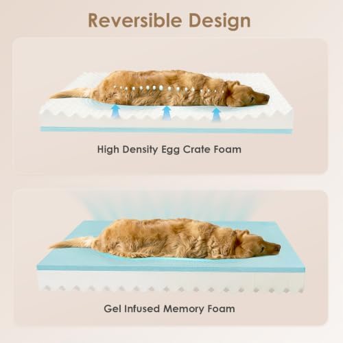 EHEYCIGA Medium Memory Foam Dog Crate Bed Washable - Image 4