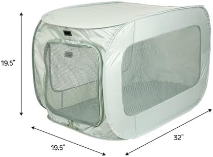 SportPet Designs Soft Sided Pop-Open Kennels, Light Green - Image 3