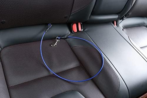 Pet Dog Car Seat Belt Restraint, Chew Proof Dog Vehicle Safety Tether Cable - Image 5