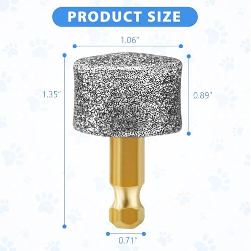 Dog Nail Grinder Wheels Heads Bits, Diamond Grinding Heads Compatible - Image 5