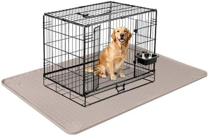 Silicone Dog Bed Mat 57"x 40" Crate Mat by Bartuke