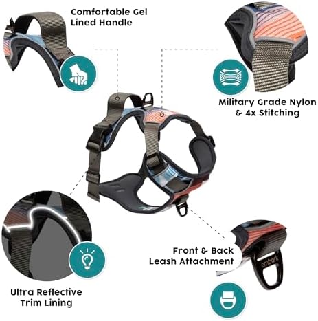 Embark No Pull Dog Harness, Reflective Adjustable Training Vest, No Choke - Image 3
