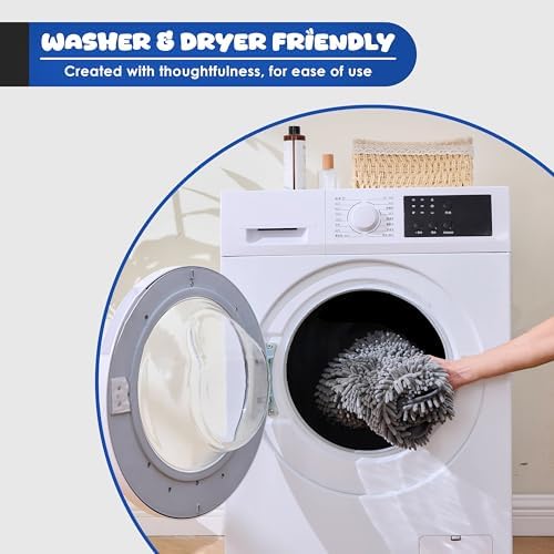 Dog Towel for Drying Dogs, Absorbent Microfiber Bath Towel, Hand Pockets - Image 4