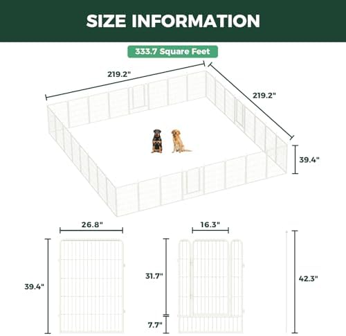 FXW Rollick Dog Playpen, Yard & RV Camping, 32 Panels - Image 6