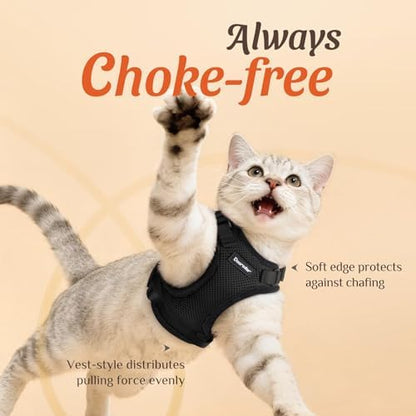 Dooradar Cat Harness and Leash Set, Adjustable and Escape Proof - Image 2