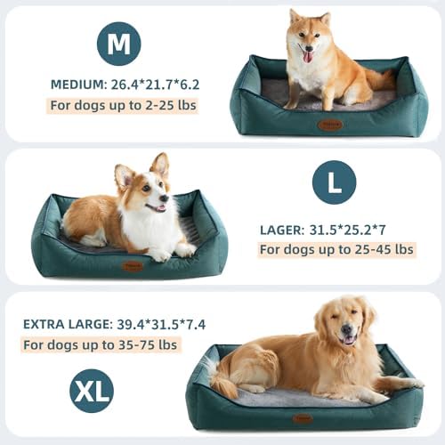 Tidore Orthopedic Dog Beds for Medium Dogs, Durable Egg Crate Foam Sofa Dog Bed - Image 3