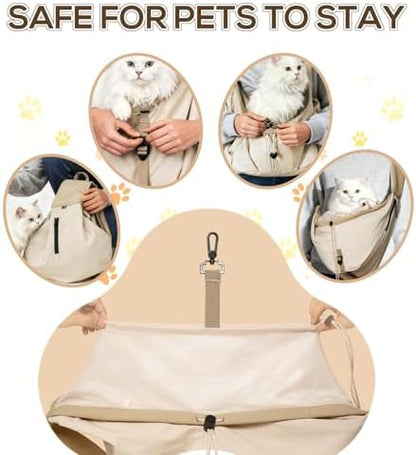 Dog Carrier Sling for Small Dogs/Cats Up to 15 lbs - Image 2