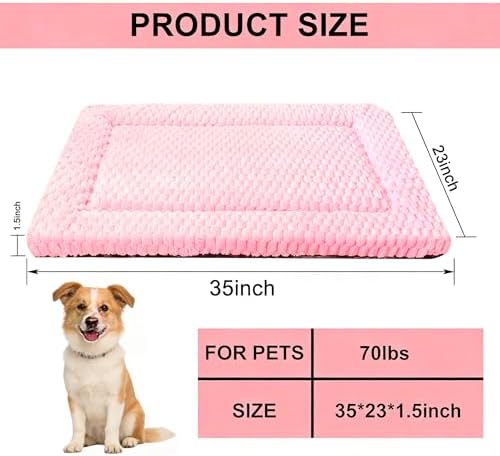 Dog Bed Mat - Reversible Dog Crate Bed Mats, Soft & Breathable Kennel Pad - Image 4