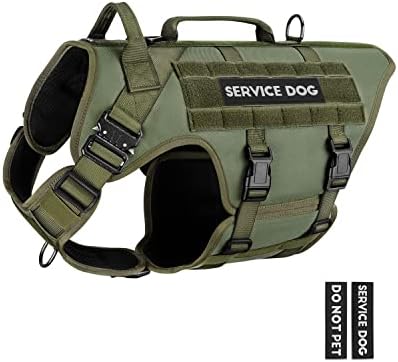 Petnanny Tactical Dog Harness Service Vest by PETNANNY