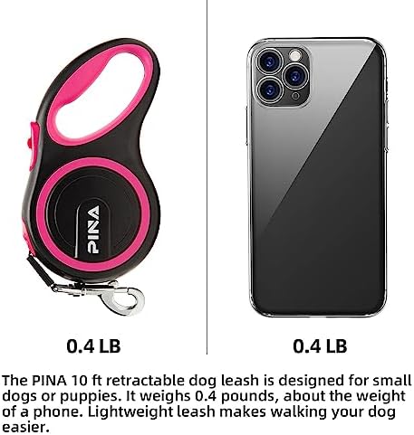 PINA Retractable Dog Leash, 10ft Dog Leash - Image 2