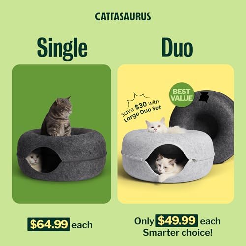Cattasaurus Peekaboo Cat Cave Donut - Image 2