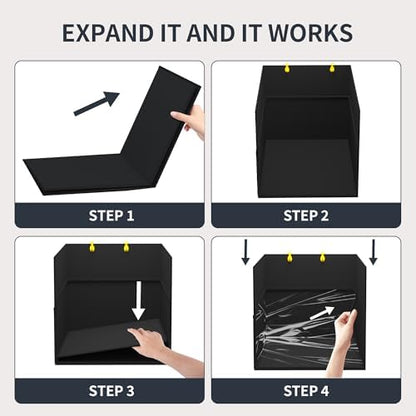Aokeyee Cat Litter Box Enclosure Splash Guard - Image 6