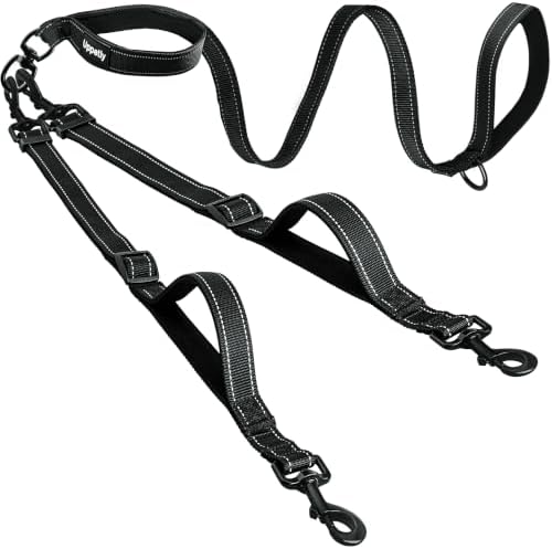 Uppetly Double Dog Leash for 2 Dogs, No Tangle Dual Leashes for Walking by Uppetly