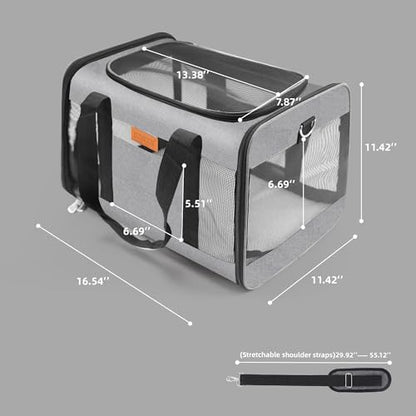 YUNIQUE Soft-Sided Cat & Dog Carrier - Image 2