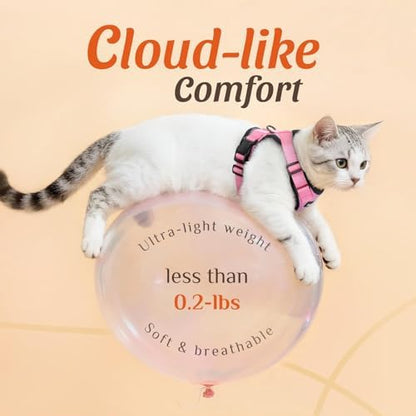Dooradar Cat Harness and Leash Set, Adjustable and Escape Proof - Image 6