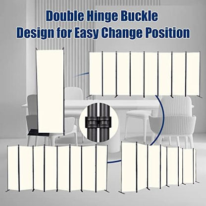 Room Divider 8 Panel-176''Wide, 6FT Room Dividers and Folding Privacy Screen - Image 5