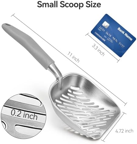 Cat Litter Scoop, Kitty Metal Scooper - Image 2