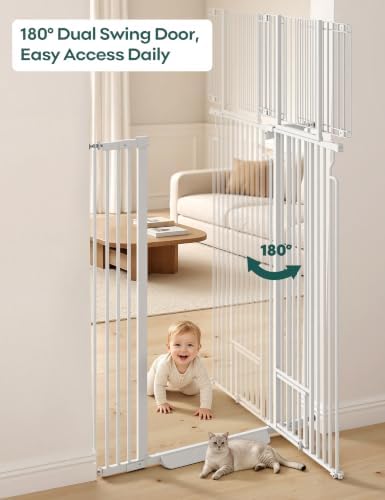 Ostutry 71in Extra Tall Pet Gate - Image 2
