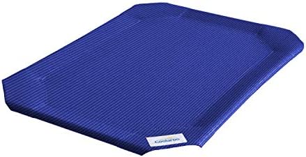 The Original Coolaroo Elevated Pet Bed Replacement Cover, Aquatic Blue by Coolaroo